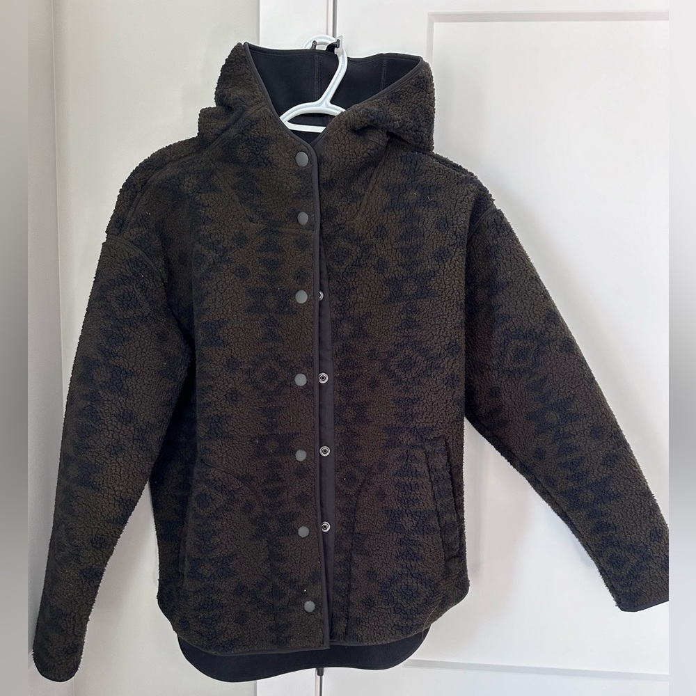 Hooded Sweater-Coat